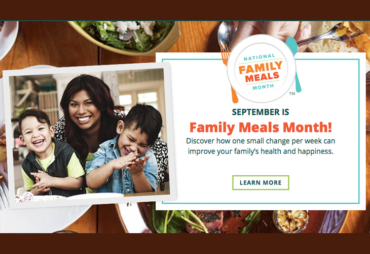 Family meals promoted by FMI