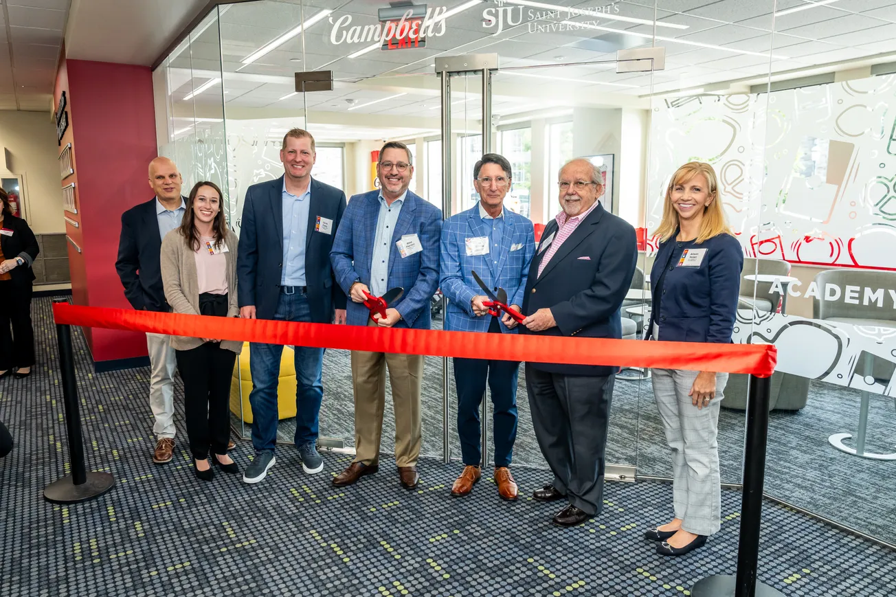 Campbell's Collaboration Center opens at St. Joseph's University