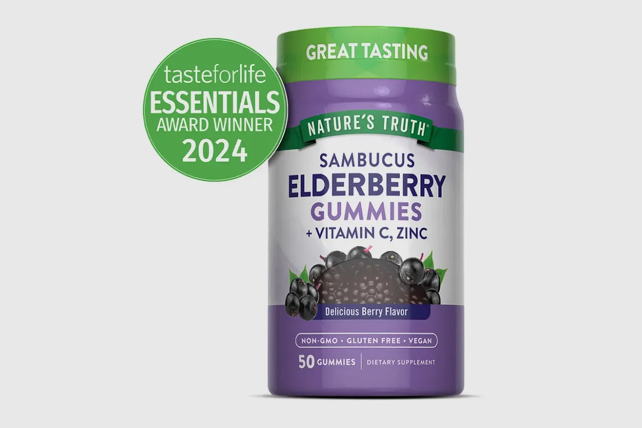 Nature’s Truth Elderberry Gummies Win 'Taste for Life' Immunity Essentials Award