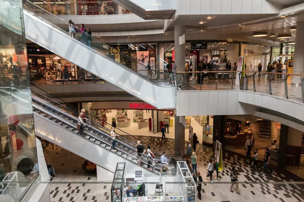 Shoppers flock to malls despite online options