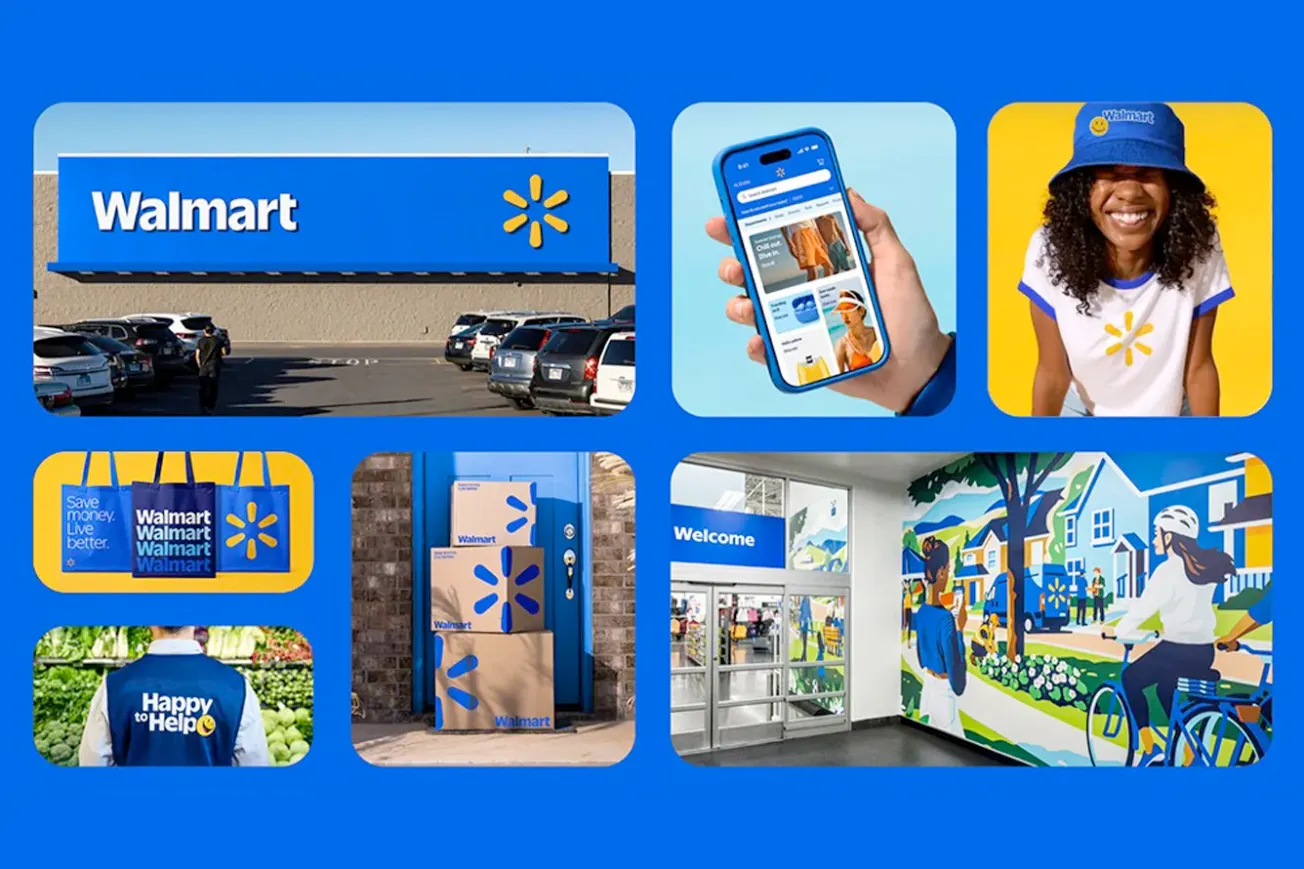 Walmart unveils brand refresh to designed to reflect its status as a modern, omnichannel retailer