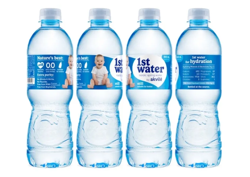 1st Water becomes the first infant-safe mineral water in U.S. stores
