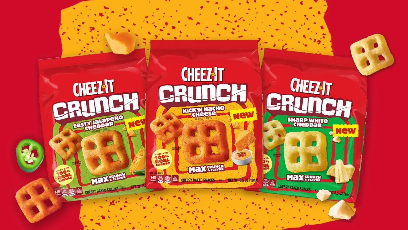 Cheez-It debuts new Cheez-It Crunch lineup