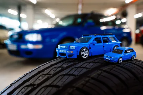 Mattel Brick Shop and Hot Wheels debut collector builds of two legendary Audi models