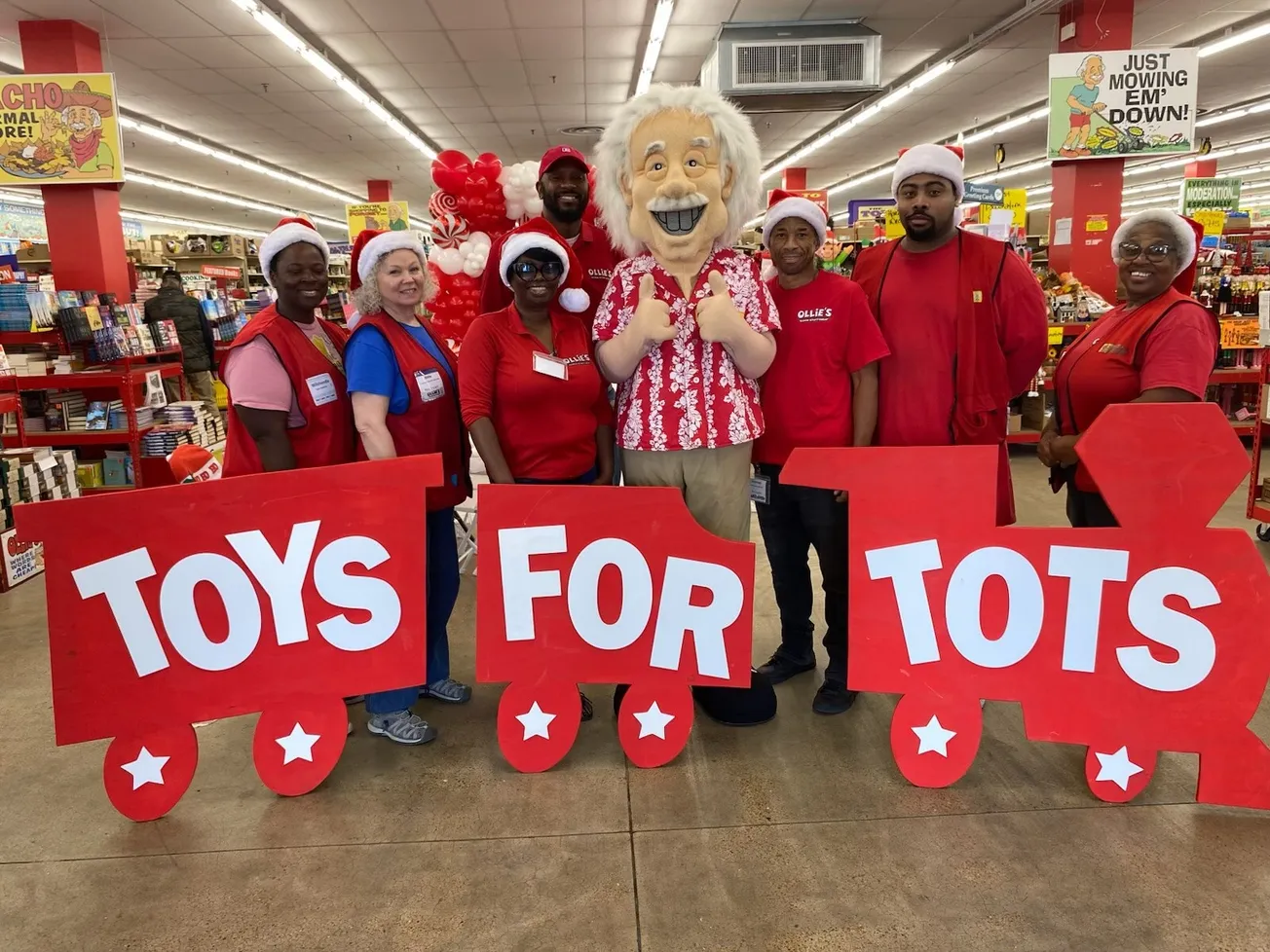 Ollie's Bargain Outlet raises over $1.3 million for the Marine Toys for Tots Program